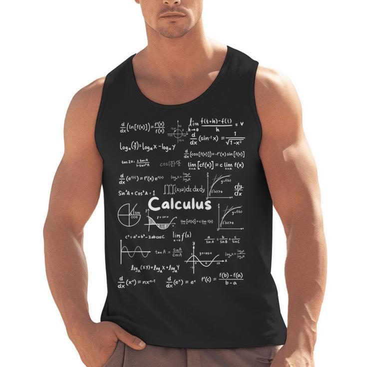 Mastering Essential Calculus Formulas Math Genius Teacher Men Tank Top