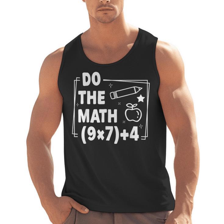 Do The Math 67 Meme PEMDAS Elementary Teacher Joke Men Tank Top
