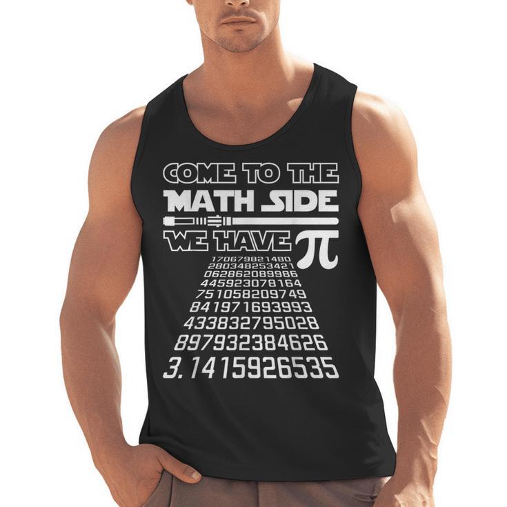 Come To The Math Side We Have Pie Shirt Pi Day Teacher Men Tank Top