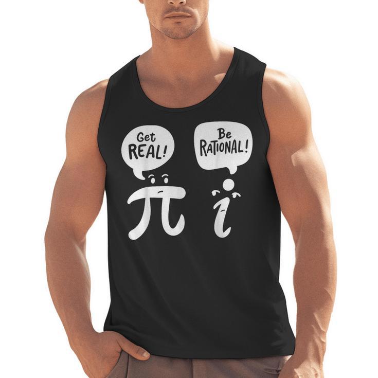 Math Teacher Math Student Be Real Get Rational Men Tank Top