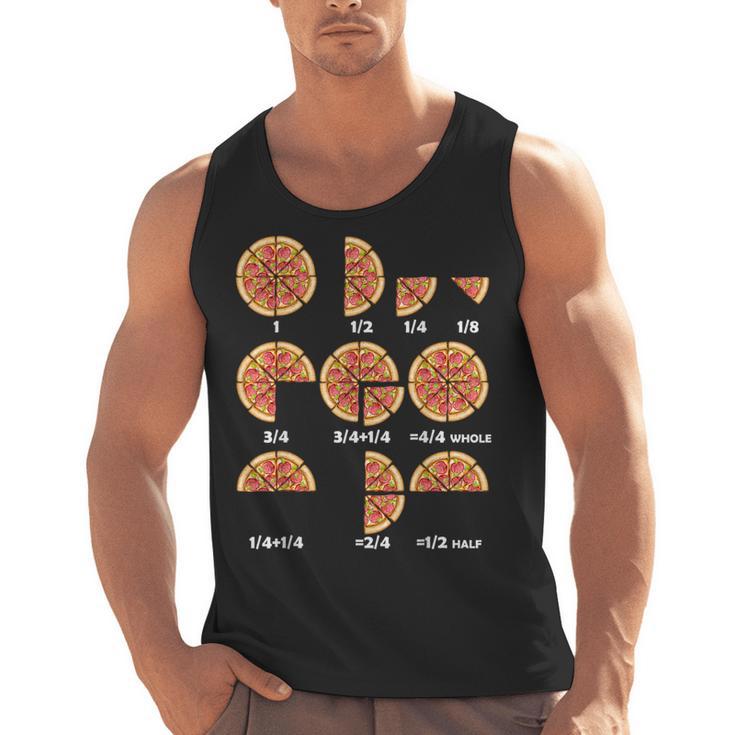 Maths Day Costume Idea Kids Teachers Pizza Slice Fraction Men Tank Top