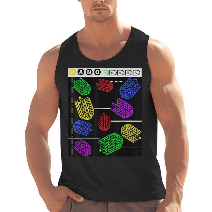 Nerdy Forms Nanotubes Chemistry Teacher Geek Men Tank Top