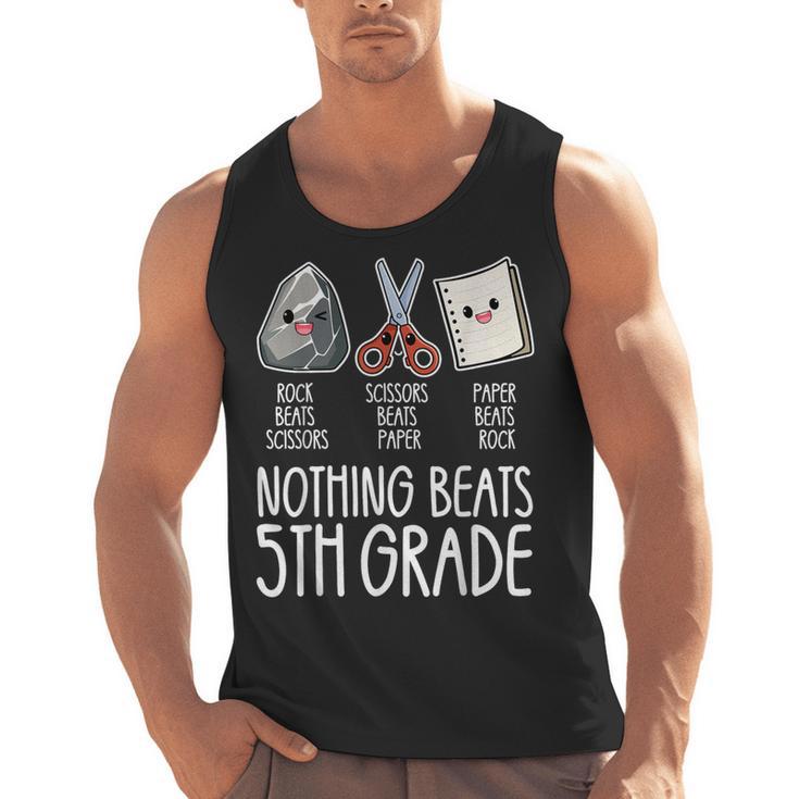Nothing Beats 5th Grade Back To School Kids Teachers Men Tank Top