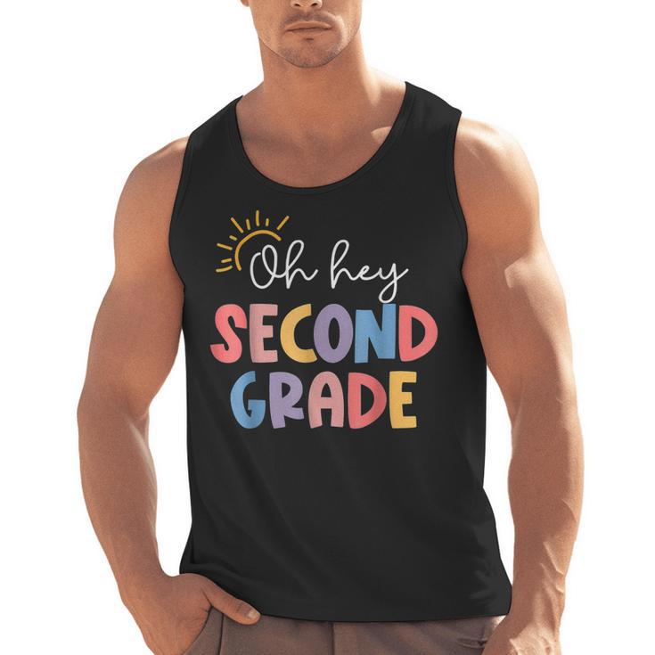 Oh Hey Second Grade First Day Of Teacher Girls Boys Kids Men Tank Top