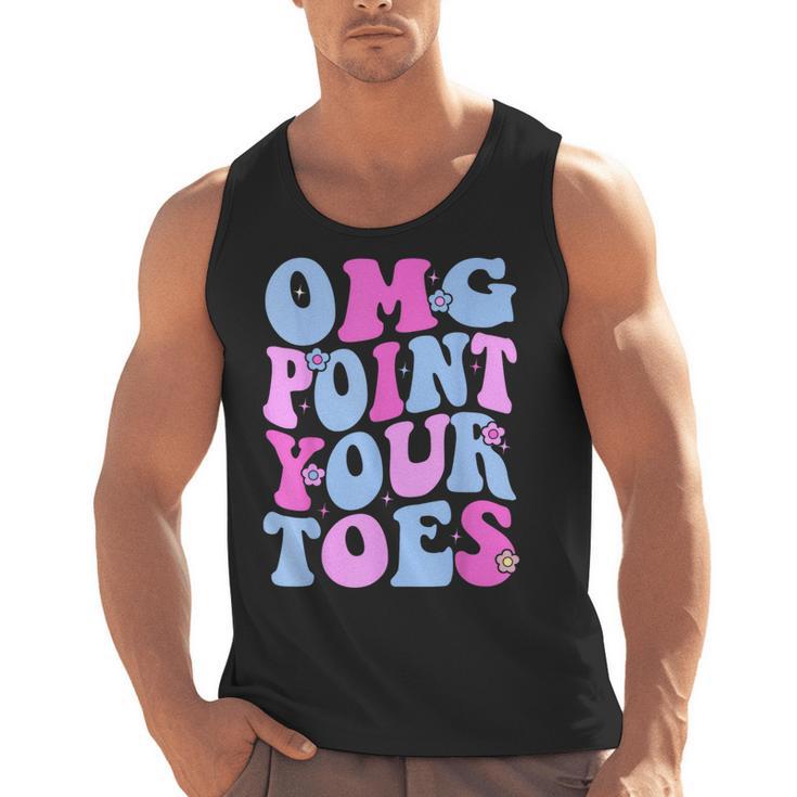 OMG Point Your Toes Dancing Teacher Tap Dancer Dance For Men Women Kids Men Tank Top