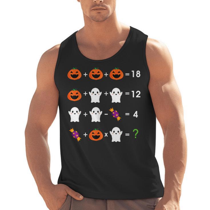 Order Of Operations Halloween Quiz Math Teacher For Men Women Kids Men Tank Top
