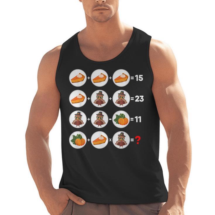 Order Of Operations Math Quiz Game Teacher Thanksgiving Men Tank Top