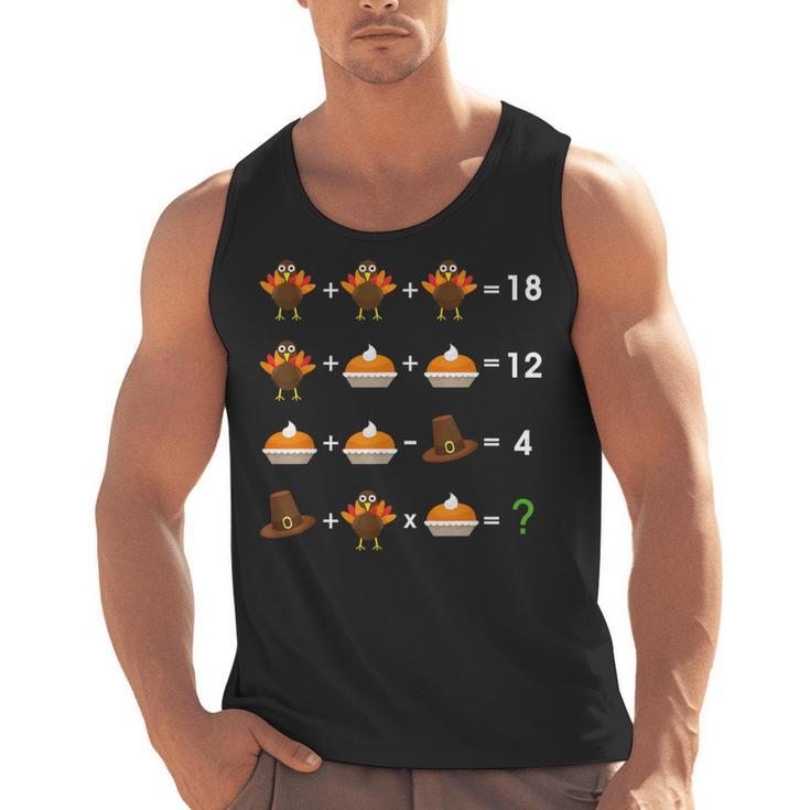 Order Of Operations Thanksgiving Quiz Math Teacher Men Tank Top
