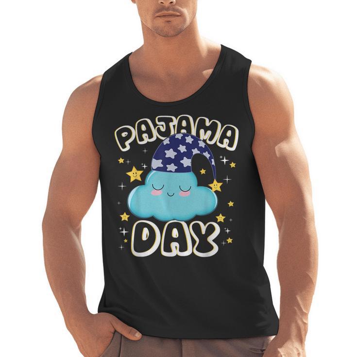 Pajama Day School Spirit Week Fun Cloud Teacher Student Men Tank Top