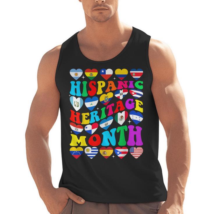 Hispanic Heritage Month 2025 Latino Puerto Rico Teacher Kids Men Tank Top