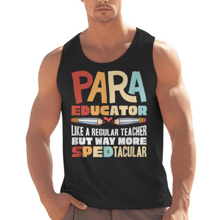 Paraeducator Paraprofessional SPED Teacher Men Tank Top