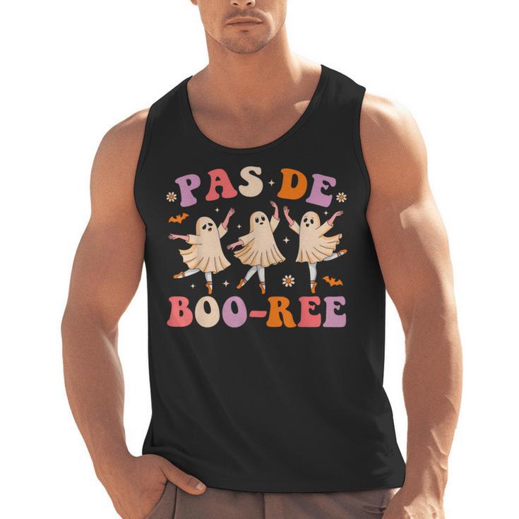 Pas De BOO-Rée Ballet Ghost Dancer Dance Teacher Halloween Men Tank Top