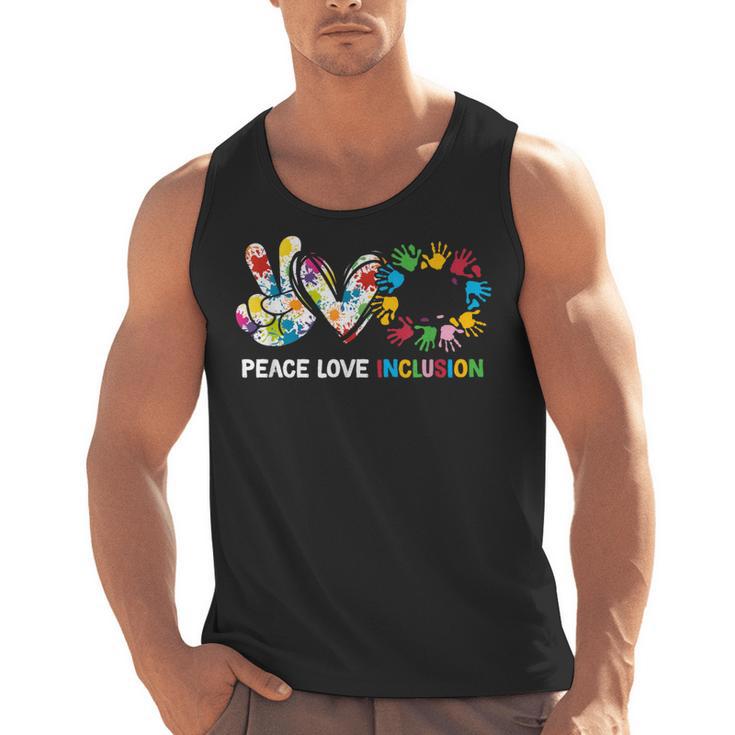 Peace Love Inclusion Sped Squad Special-Ed Teacher Daycare Men Tank Top