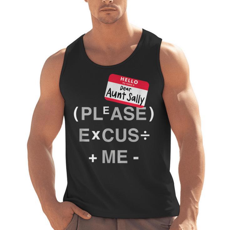 PEMDAS Math Teacher Halloween Costume Men Tank Top
