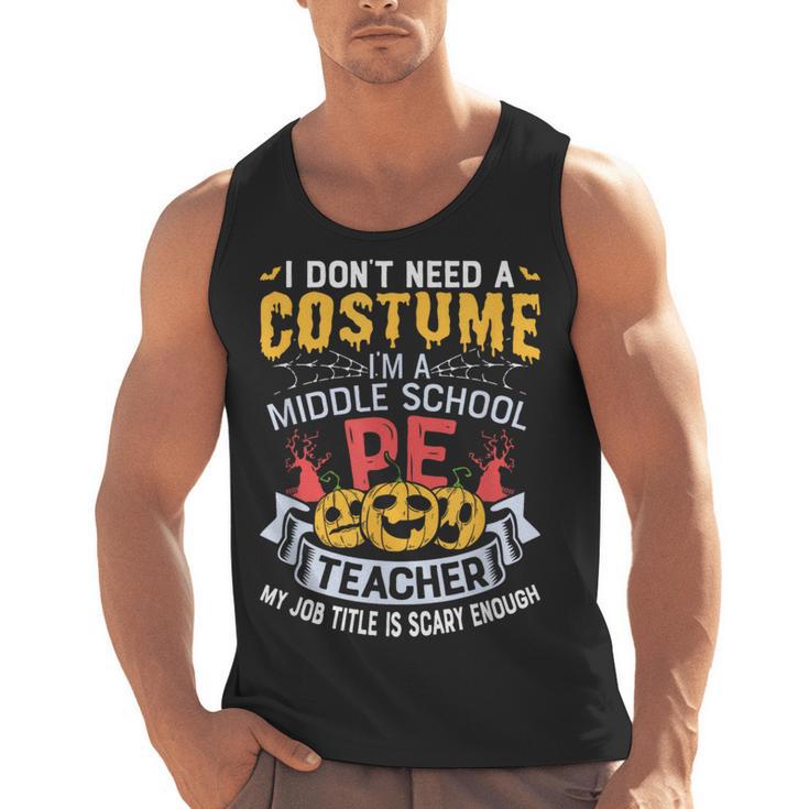 Physical Education School PE Teacher Halloween Costume Men Women Men Tank Top