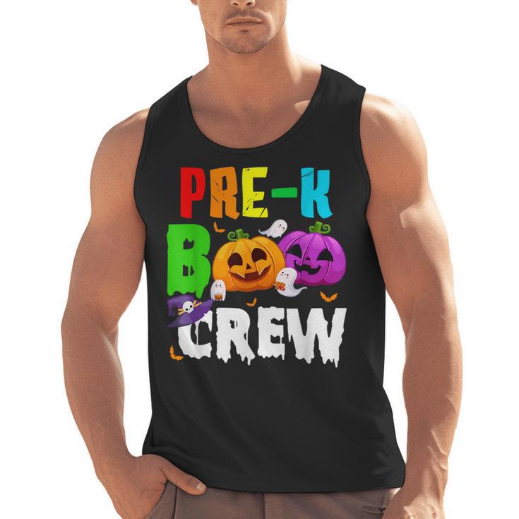 Pre K Boo Crew Halloween Costume Teachers Kids Men Tank Top