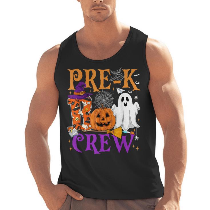 Pre-K Boo Crew Teacher Student Halloween Costume Men Tank Top