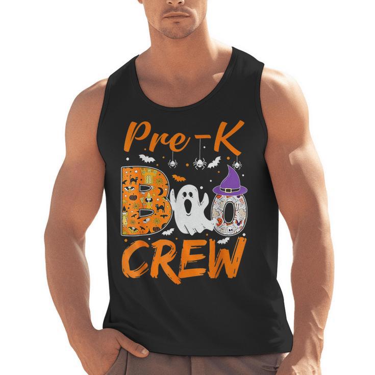 Pre K Boo Crew Teacher Student Halloween Pre Kindergarten Men Tank Top