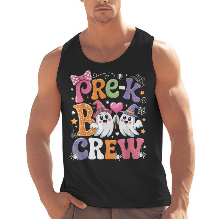 Pre-K Boo Crew Pre-K Teacher Student Kids Halloween Men Tank Top