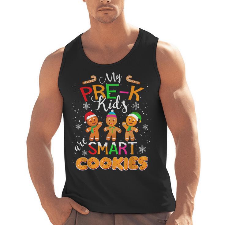 My Pre-K Kids Are Smart Cookies Christmas Teacher Men Tank Top