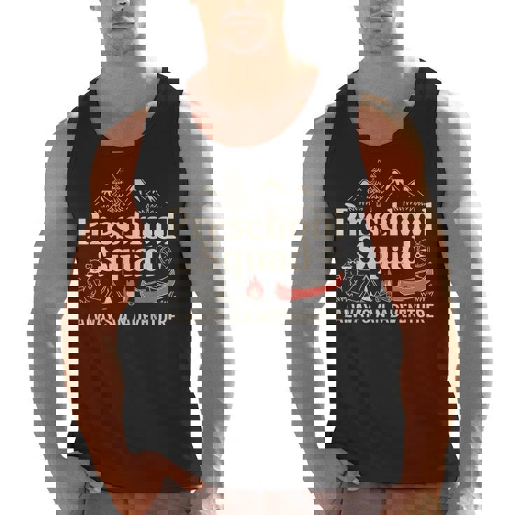 Pre-K Squad Adventure Camping Preschool Teacher Boy Girl Kid Men Tank Top