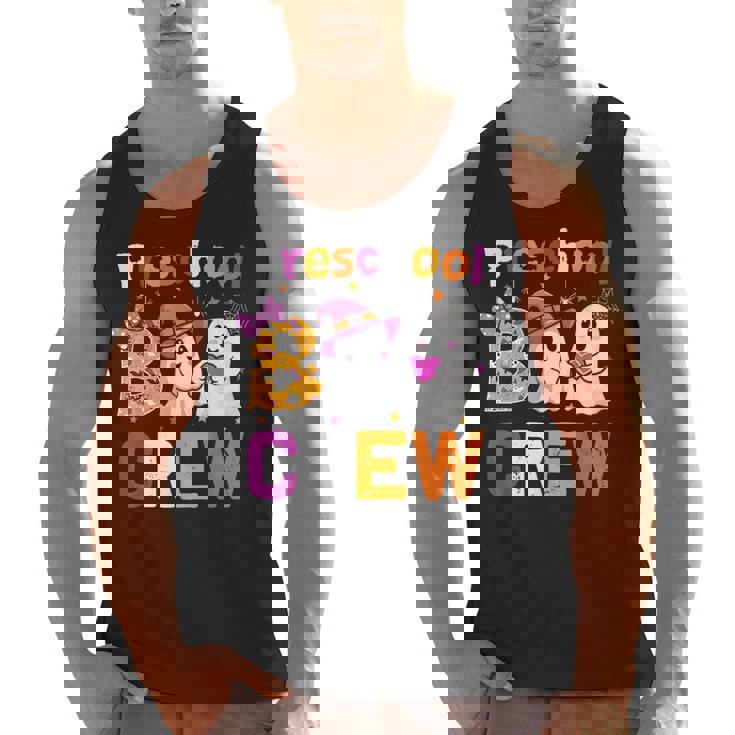 Preschool Boo Crew Preschool Halloween Teacher Kids Men Tank Top