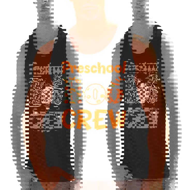 Preschool Boo Crew Halloween Teachers Students Costume Men Tank Top