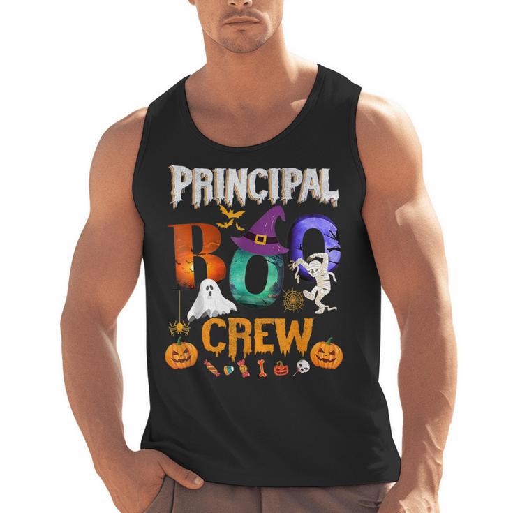 Principal Boo Crew Teacher Student Halloween Costume For Men Women Kids Men Tank Top
