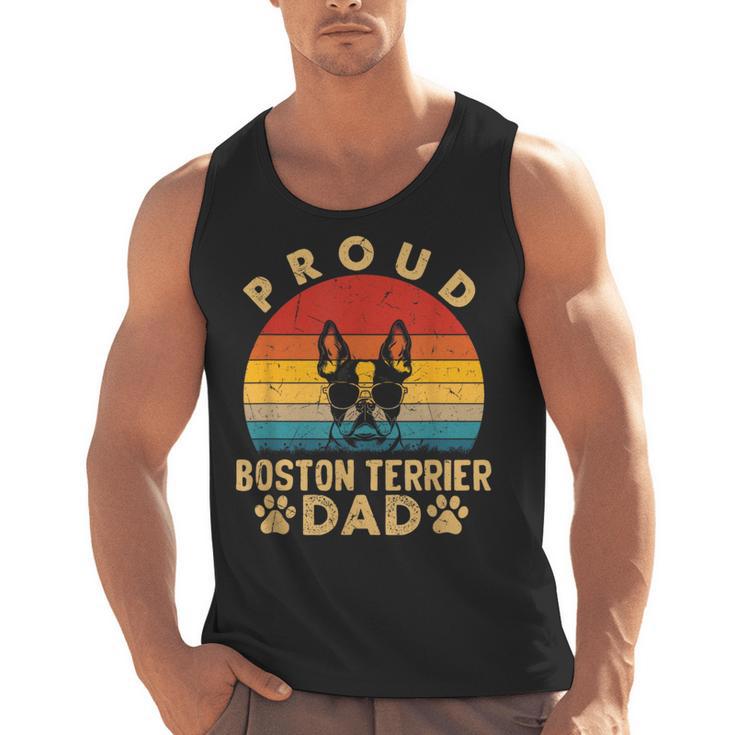 Proud Boston Terrier Dad Dog Owner Fathers Day Men Women Kids Men Tank Top, Boston Terrier Dad Gifts, trending gift