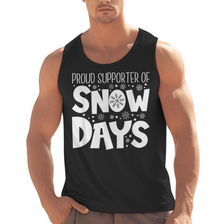 Proud Supporter Of Snow Days Teacher Christmas Men Women Men Tank Top, trending gift