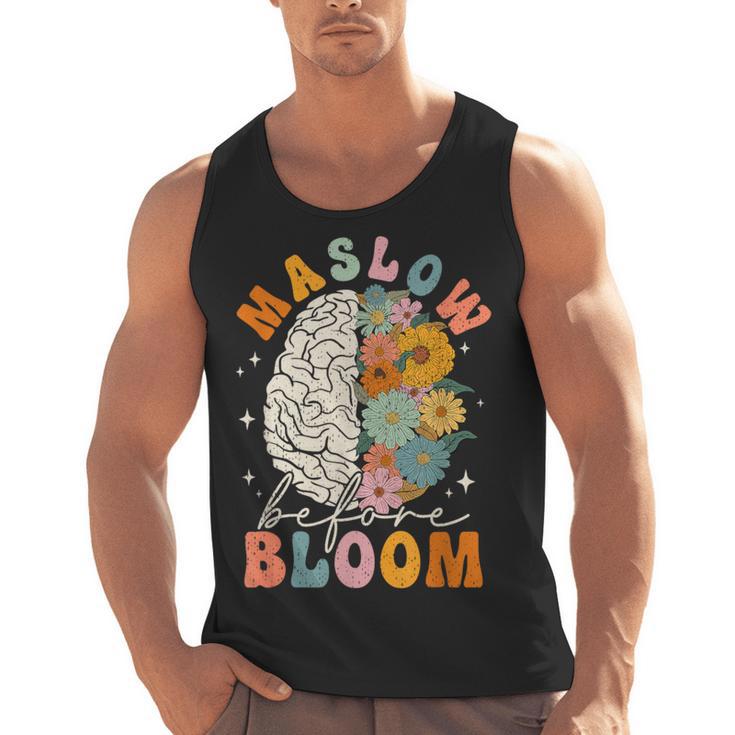 Psychologist Maslow Before Bloom Sped Teacher Classroom Men Tank Top