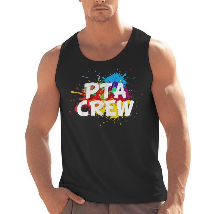 PTA Crew Back To School Volunteer Board Mom Parent Teacher Men Tank Top