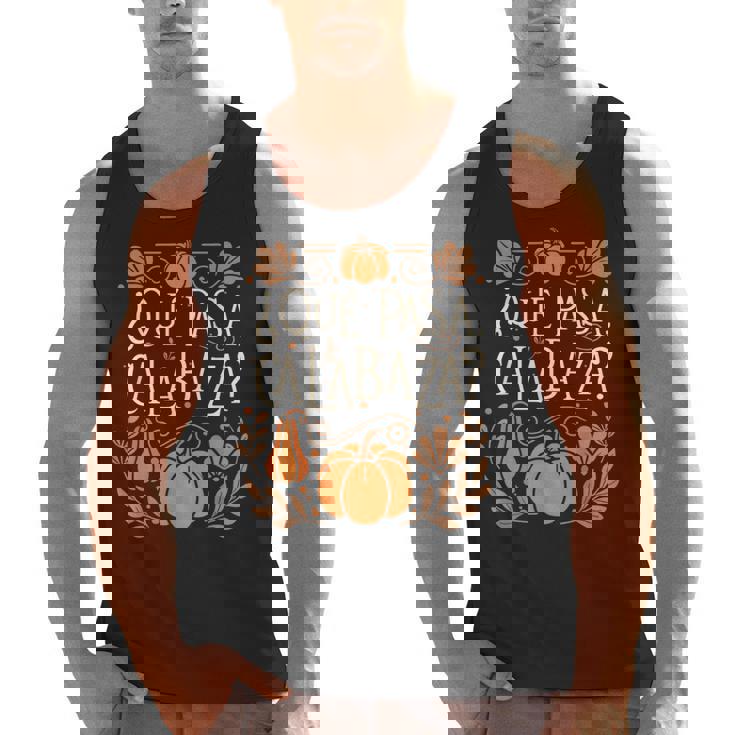 Que Pasa Calabaza Shirt Spanish Teacher Men Tank Top