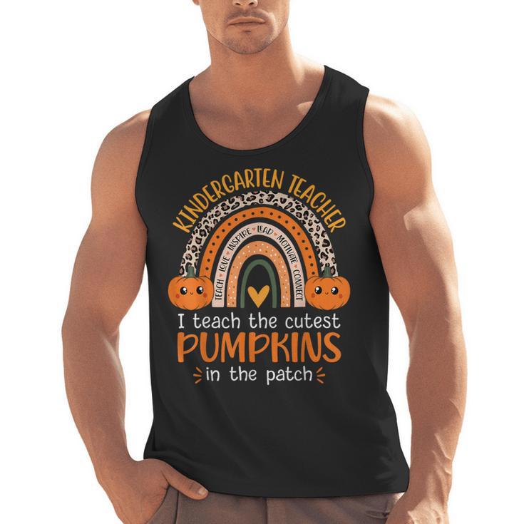 Rainbow I Teach The Cutest Pumpkins Kindergarten Teacher Men Women Men Tank Top