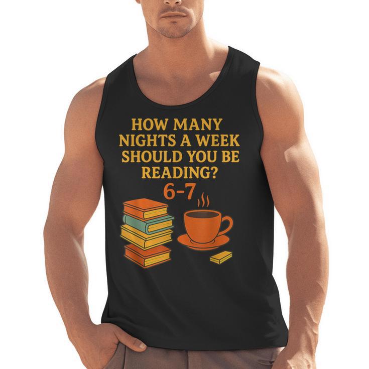 Reading 67 Meme English Teacher 6 7 Book Lover Humor Men Tank Top