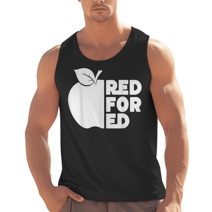 Red For Ed Teacher Support Public Education For Men Women Kids Men Tank Top