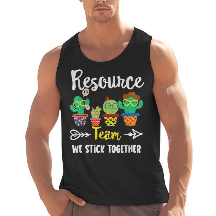 Resource Team Cactus Crew Resource Teacher Squad Men Tank Top