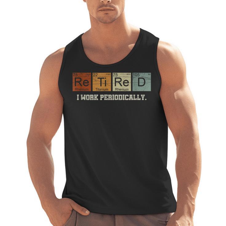 Retired Chemistry Teacher Science Retirement Chemistry Men Tank Top