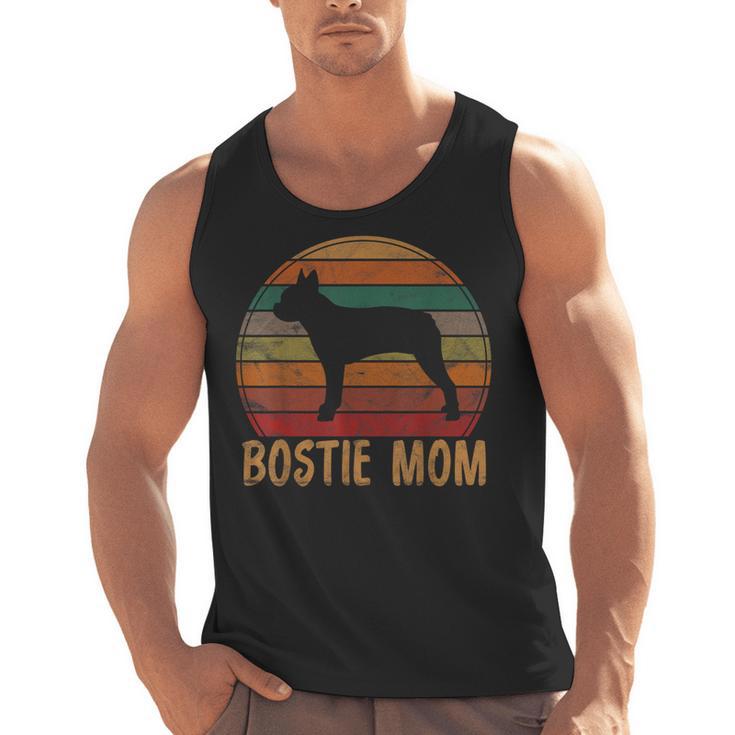 Retro Boston Terrier Mom Dog Mother Pet Bostie Mama Men Tank Top, Mom Gifts, Boston Terrier Mom Gifts, trending gift