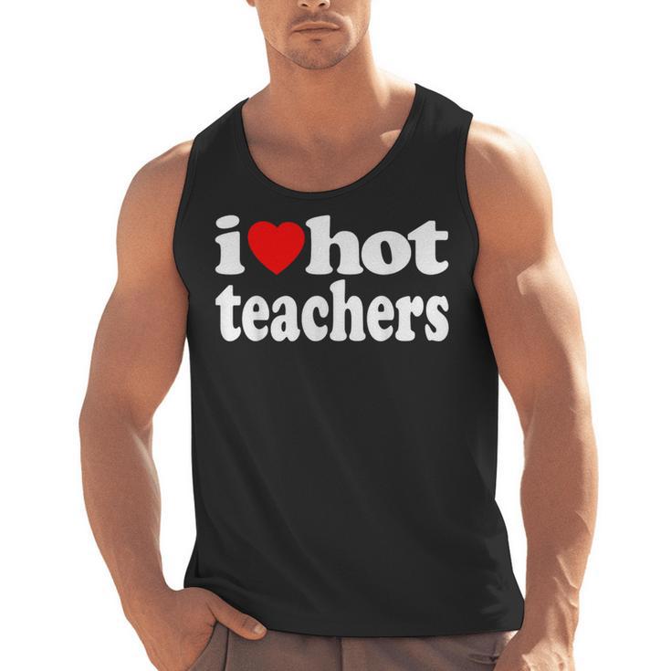 Retro I Love Hot Teachers Vintage I Heart Hot Teacher Men Women Girls Kids Men Tank Top