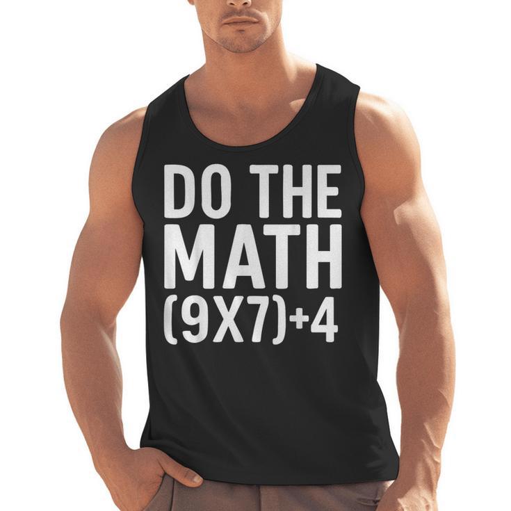 Retro Do The Math Teacher For Men Women Kid Boy Girl Men Tank Top