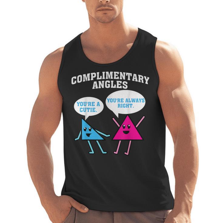 Right Acute Triangle Math Teacher Cool Geometry Men Tank Top
