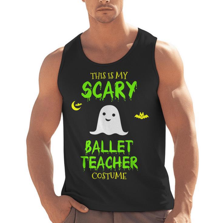 Scary Ballet Teacher Costume Halloween Lazy Easy Men Tank Top