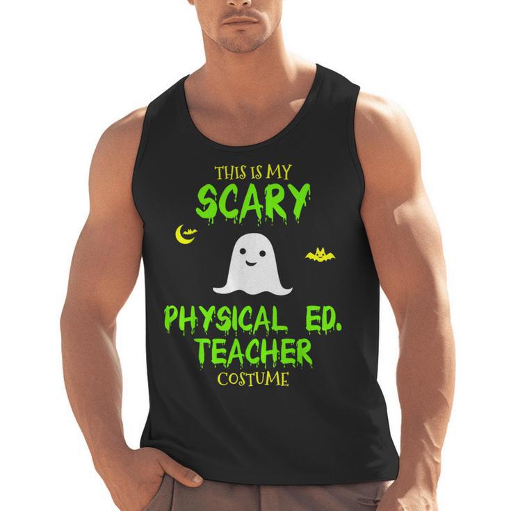 Scary Physical Education Ed Teacher Costume Halloween Easy Men Tank Top