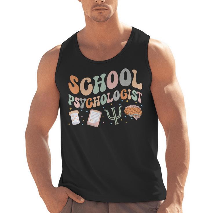 School Psychologist Teacher Psychology School Psychologist Men Tank Top