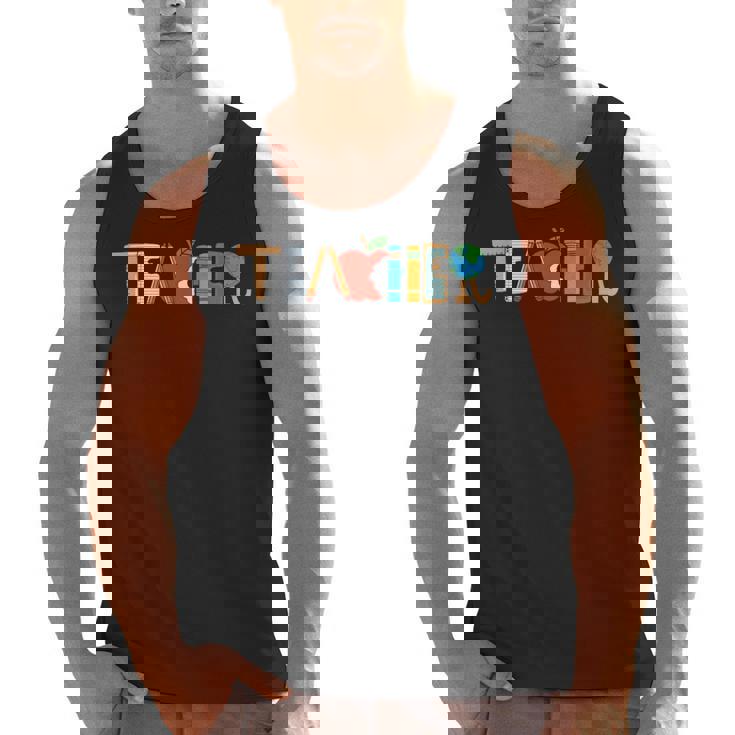 School Teacher Men And Women Back To School Teachers Men Tank Top