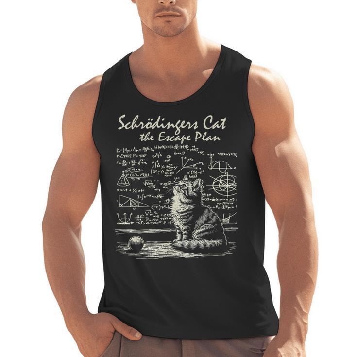 SchröDinger's Cat Escape Plan Science Teacher For Men Women Kids Men Tank Top