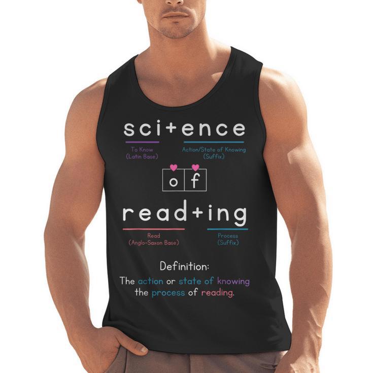 Science Of Reading Morphology Syllable Intervention Teacher Men Tank Top