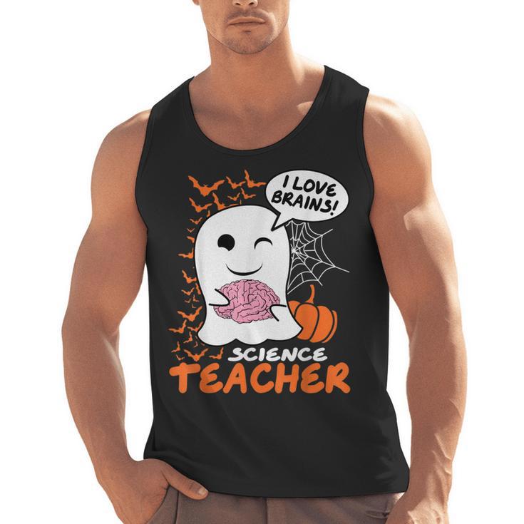 Science Teacher Cute Ghost Halloween Teacher Men Women Men Tank Top