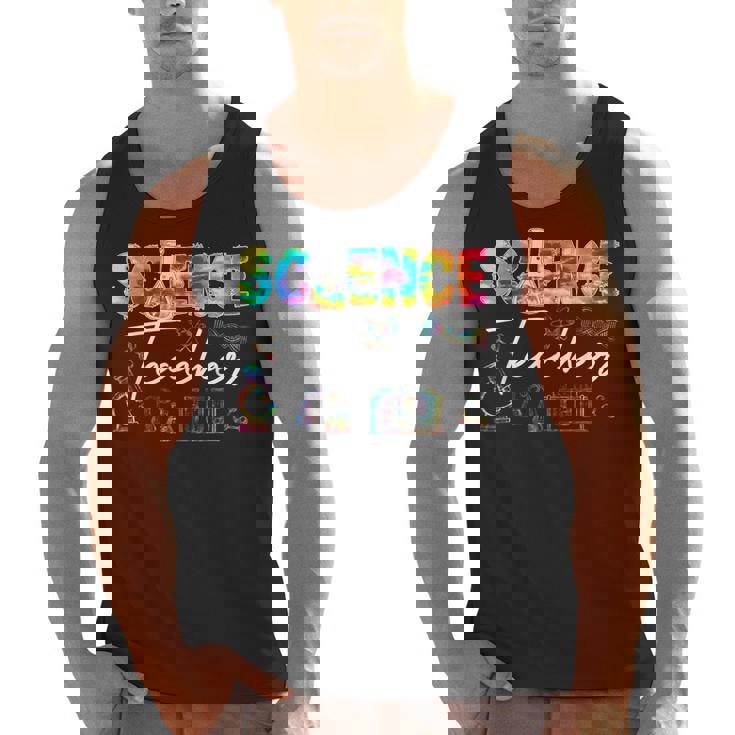 Science Teacher Tie Dye First Day Of School Back To School Men Women Girls Kids Men Tank Top